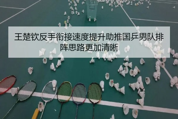 王楚钦反手衔接速度提升助推国乒男队排阵思路更加清晰